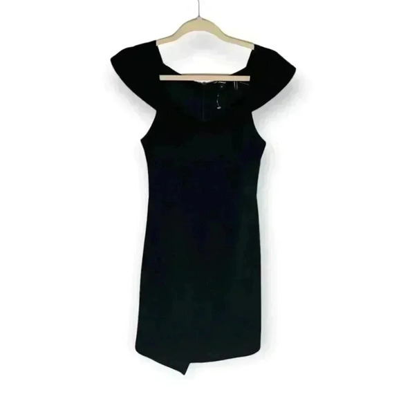 NWT Theory Off The Shoulder Bodycon Cap Sleeve Contemporary Dress - Picture 1 of 8